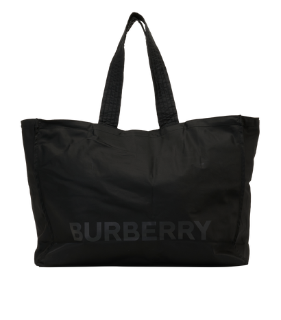Shopper Tote, &pound;295, Handbags, Black, Nylon, Front view